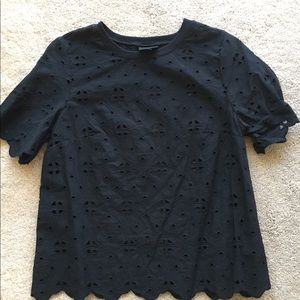 Who what wear eyelet tee